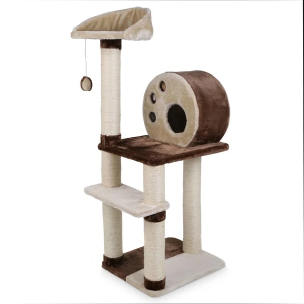 Kerbl Kratzbaum PLANET X braun/beige, 50 x 40 x 127 cm