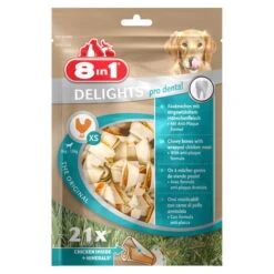8in1 Delights Pro Dental Kauknochen XS 21 Stück