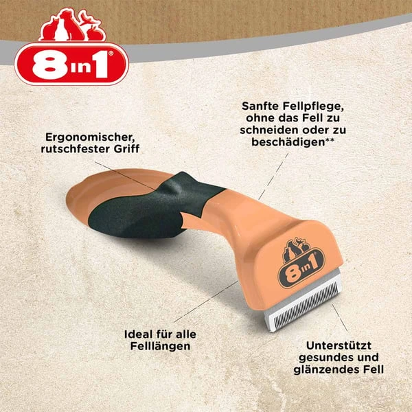 8in1 Unterfellbürste Perfect Coat DeShedder Katze