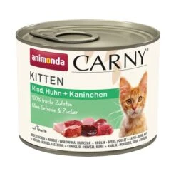 Animonda Carny Kitten Rind, Huhn + Kaninchen