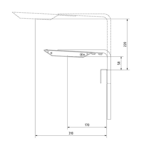 Aqua Medic Halterung fĂĽr aquarius plus