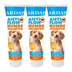 ARDAP Anti-Floh Shampoo Für Hunde 3x250ml
