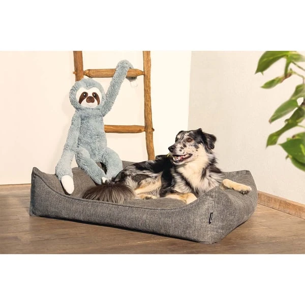 Beeztees XL Hundespielzeug plüsch Faultier Mees grau