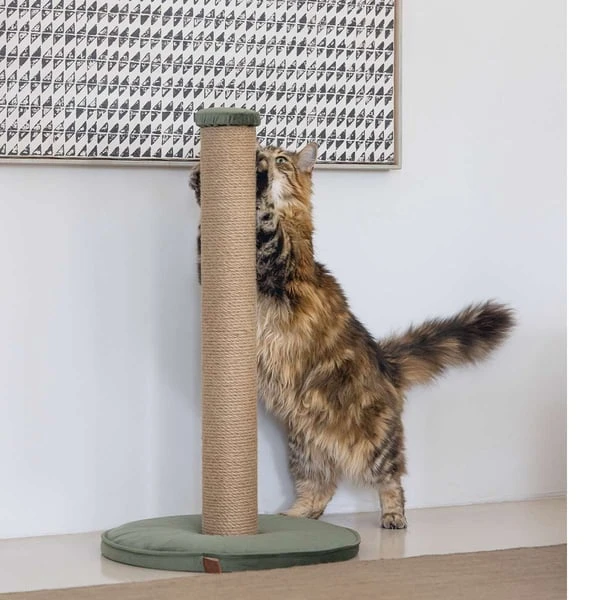 Designed by Lotte Kratzsäule Yenna grün 41x41x70cm