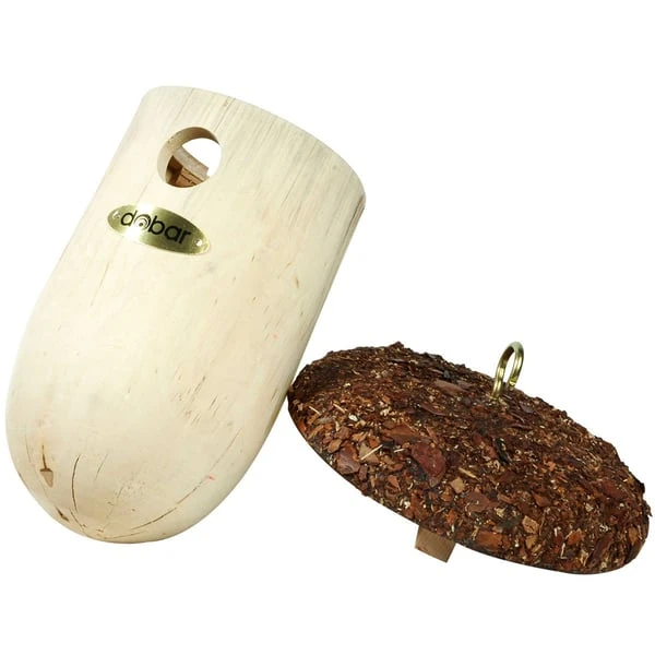 dobar Nistkasten Eichel mit Rindendach aus Kiefer