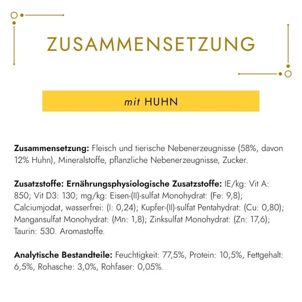 GOURMET Gold Feine Pastete mit Huhn