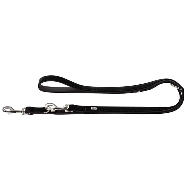 Hunter Softie verstellbare FĂĽhrleine schwarz