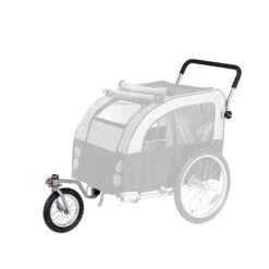 Karlie Joggerfunktion Für Doggy Liner Paris De Luxe Teflon® Grau-schwarz