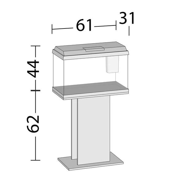 Juwel Aquarium Primo 70 schwarz