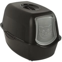 Rotho MyPet Katzentoilette Eco BAILEY Schwarz