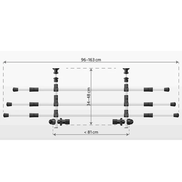 Trixie Auto-Schutzgitter 96 - 163cm