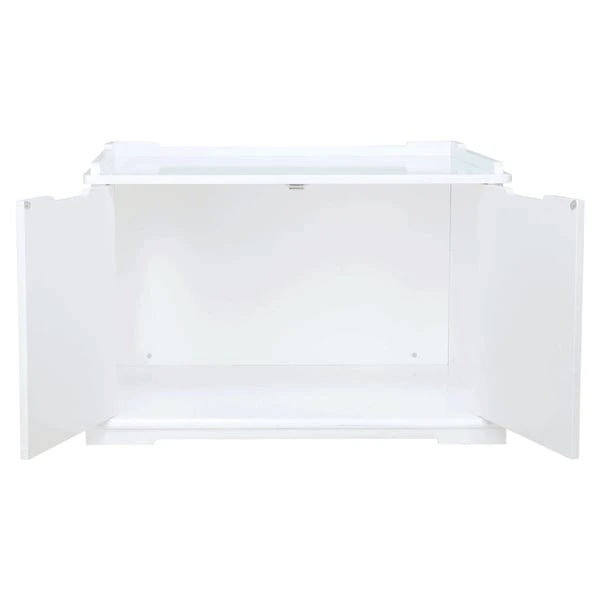 Trixie Katzenhaus für Katzentoilette XL, weiß