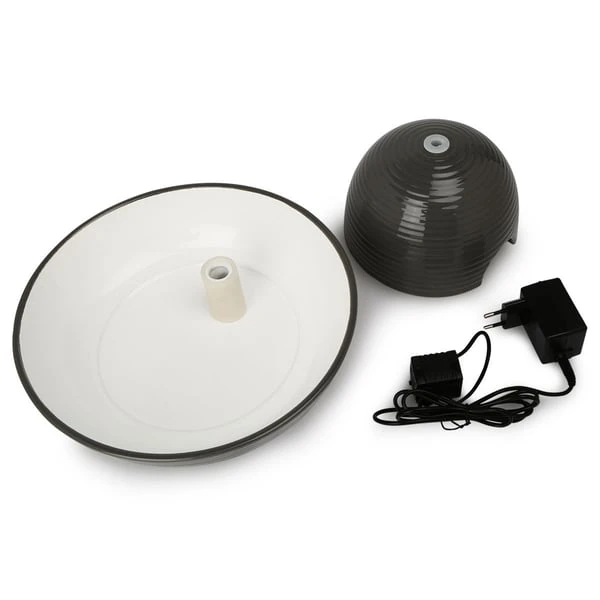 Trixie Trinkbrunnen Keramik Vital Flow 1,5 l, grau/weiß