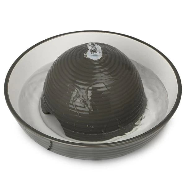 Trixie Trinkbrunnen Keramik Vital Flow 1,5 l, grau/weiß